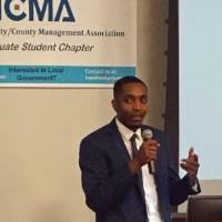 DeMario Johnson, ICMA Graduate Student Chapter President and MPA student